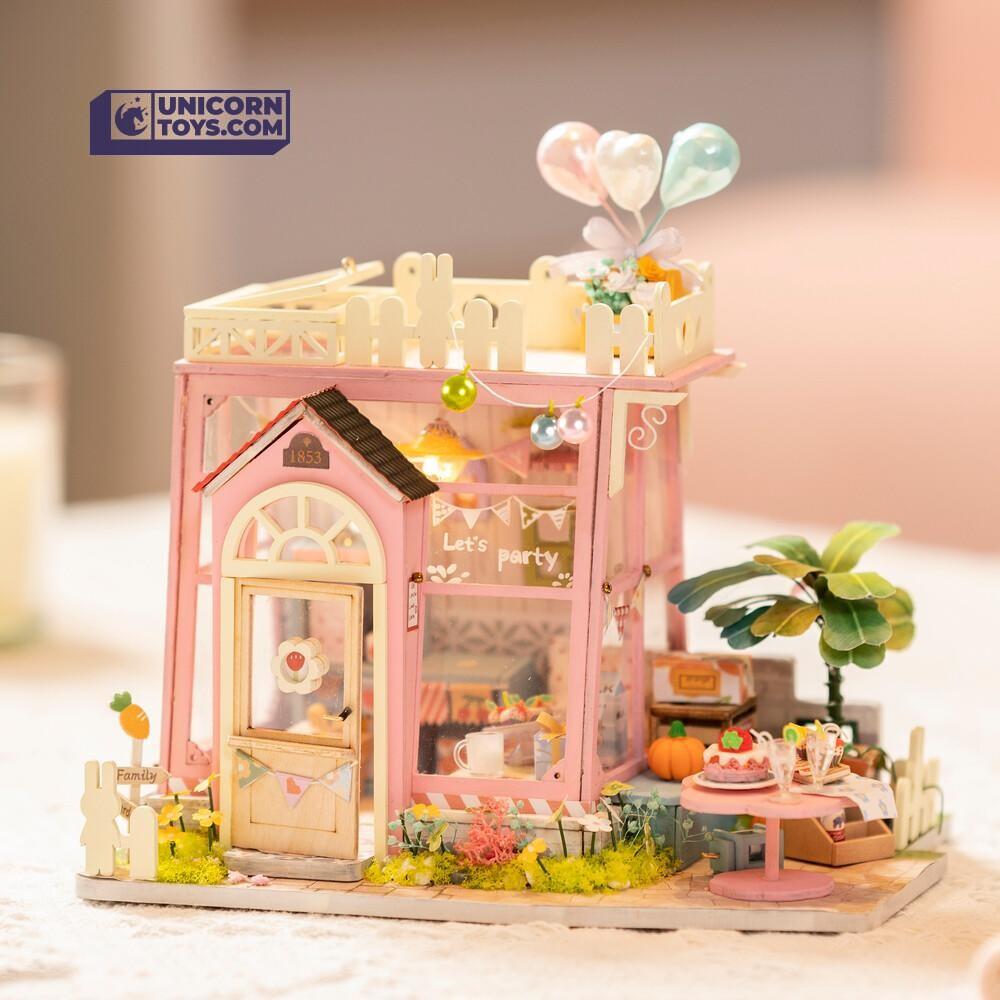 Holiday Party Time | Robotime DG153 DIY 1:24 Dollhouse Miniatures Kit