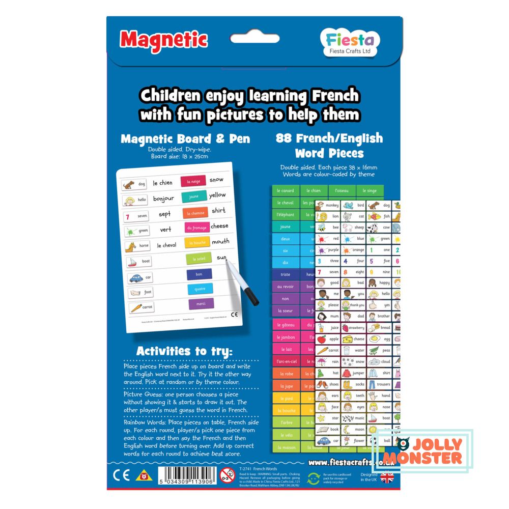 Magnetic French Words