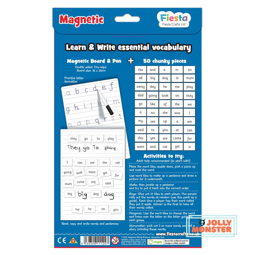 Magnetic - Words Reception Year