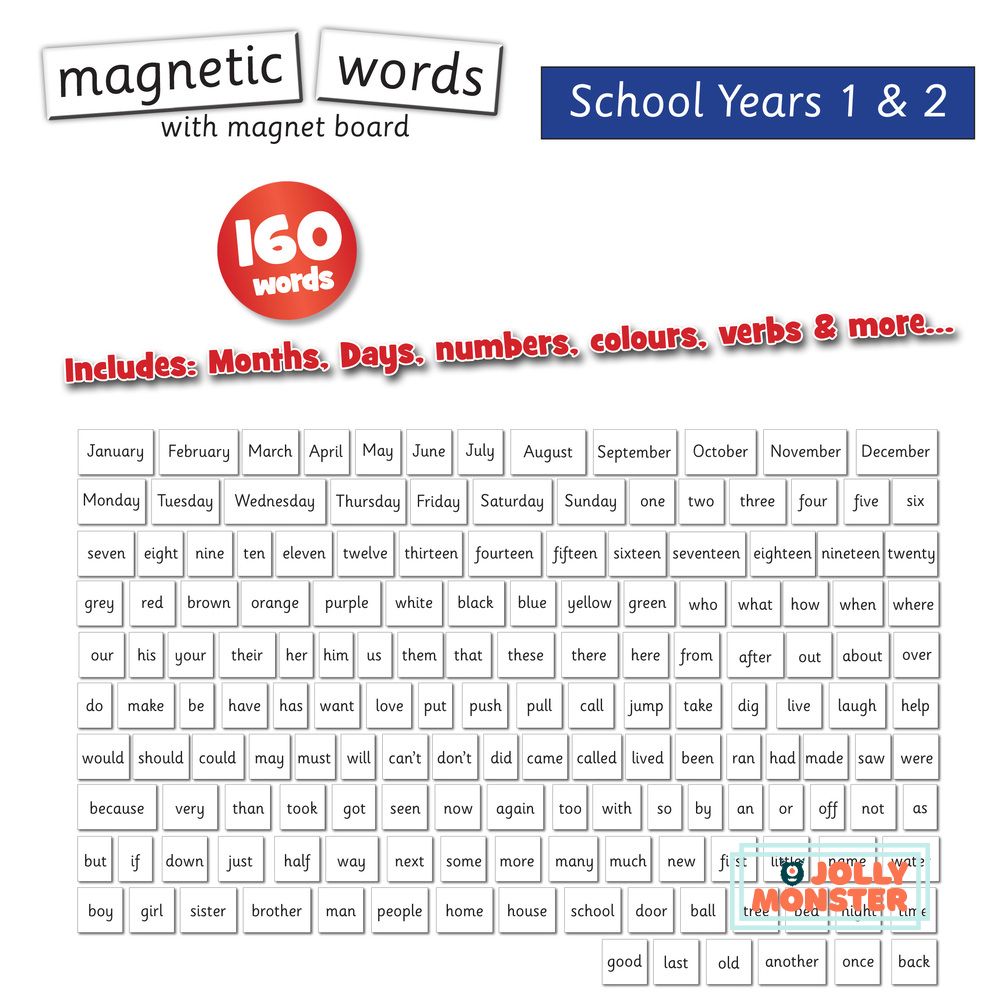 Magnetic - Words Reception Year