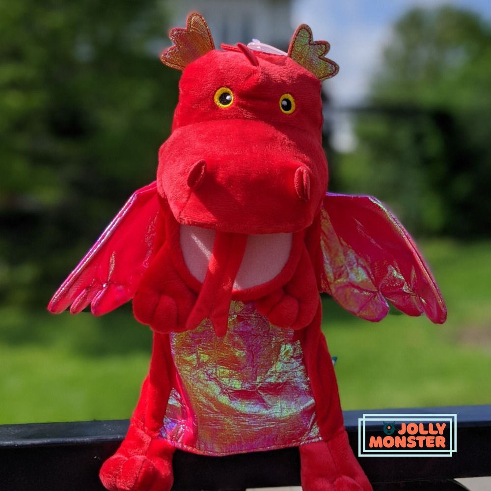 Red Dragon Hand Puppet