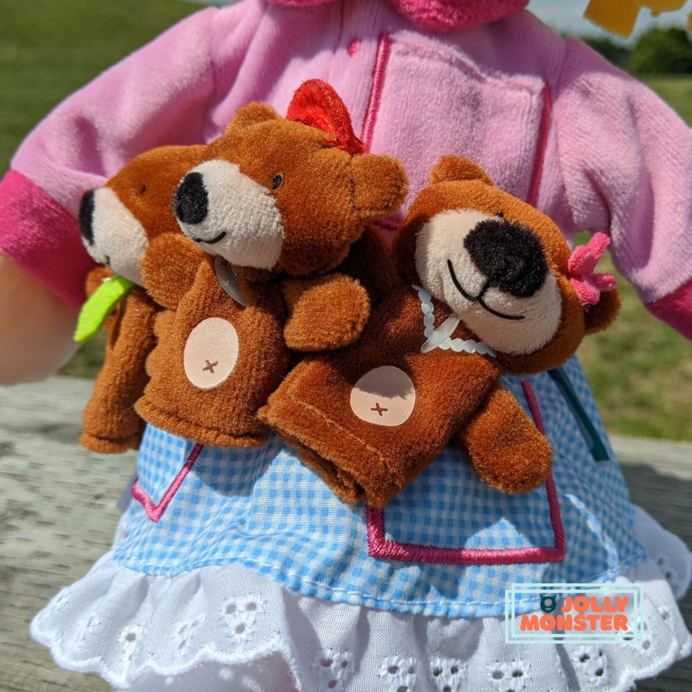 Goldilocks and the Three Bears Hand & Finger Puppet Set
