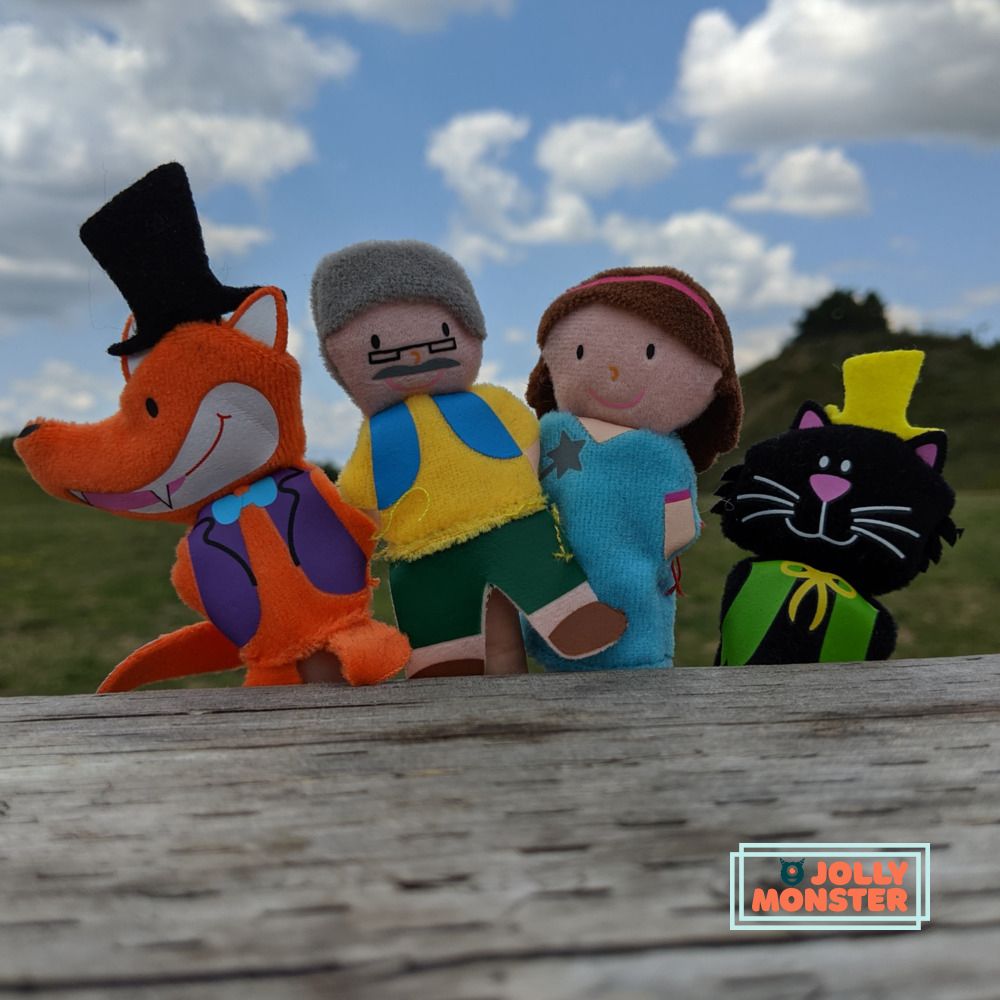 Pinocchio Hand & Finger Puppet Set
