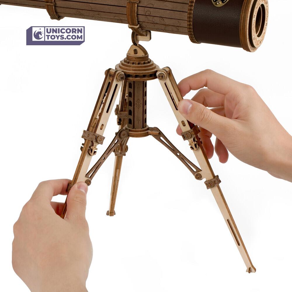 Monocular Telescope | Robotime ROKR ST004 Curious Discovery Mechanical Puzzle Kit