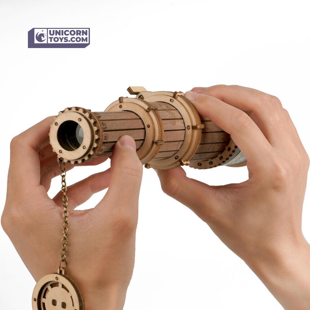 Monocular Telescope | Robotime ROKR ST004 Curious Discovery Mechanical Puzzle Kit