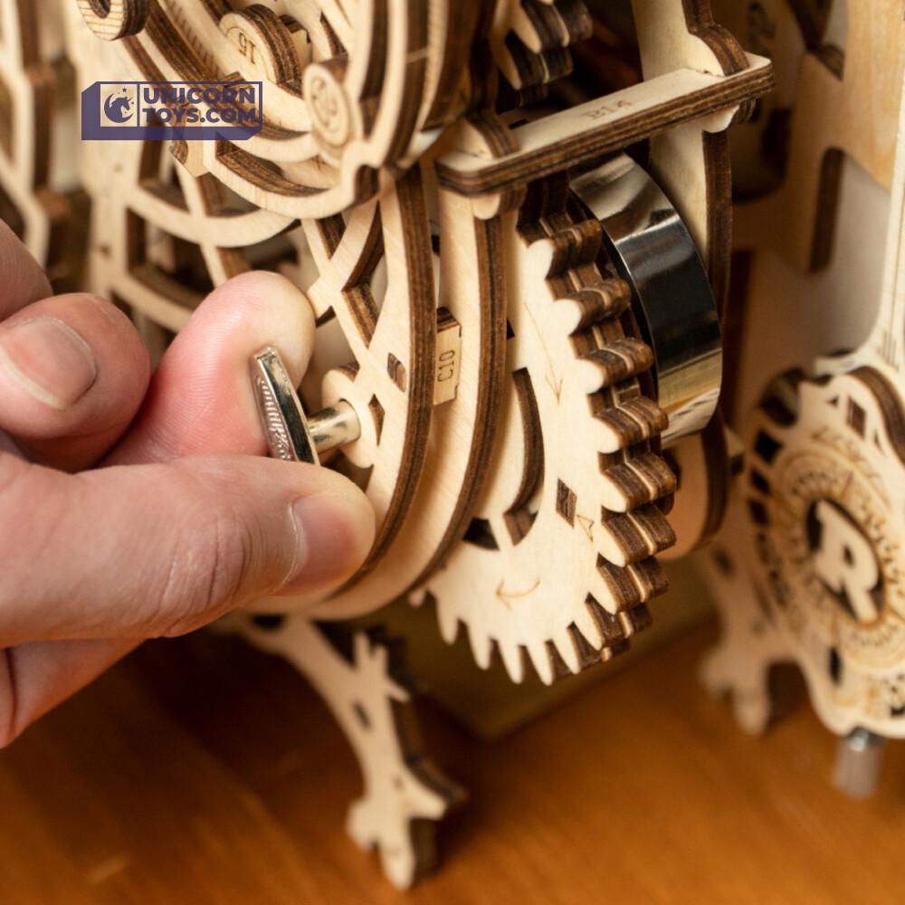 Canada Robotime ROKR Mechanical Owl Clock DIY Puzzle Kit LK503