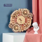 Zodiac Wall Clock | Robotime ROKR LC601 Time Art Mechanical Puzzle Kit